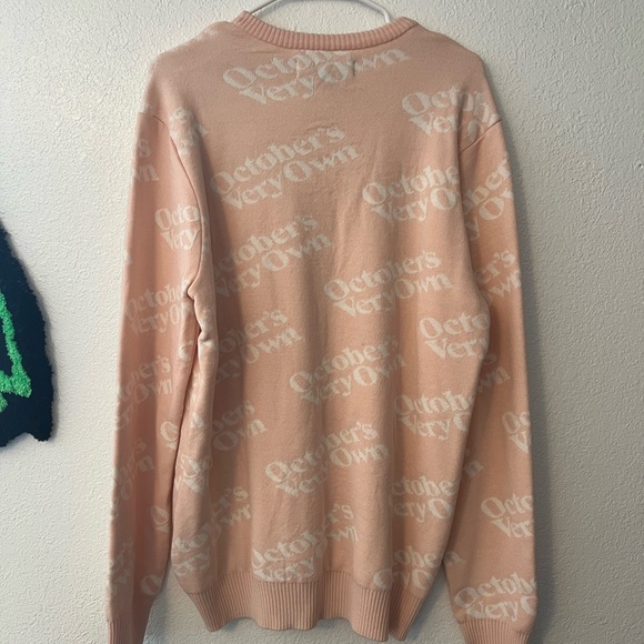 OVO October’s Very Own Pink Logo Sweater Large - Picture 2 of 6